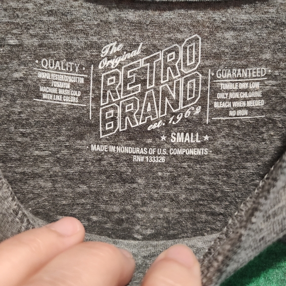 NWT Men's S Original Retro Brand Gray Pickleball Graphic T-Shirt, Day Dinker - Picture 5 of 8